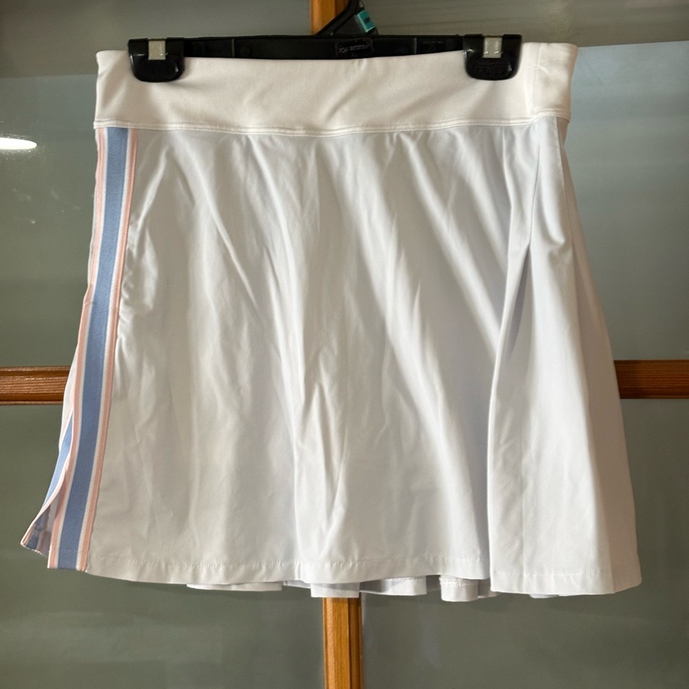Freely White Tennis Skort Athletic Mini Skirt Built In Shorts Size Small